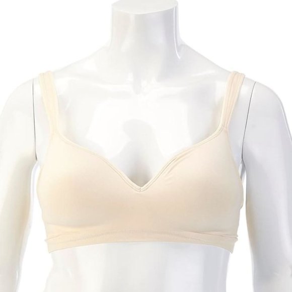 32D Bali DF3463 3463 Comfort Revolution Wire Free Bra Light Beige NEW WITH TAGS - Picture 1 of 2
